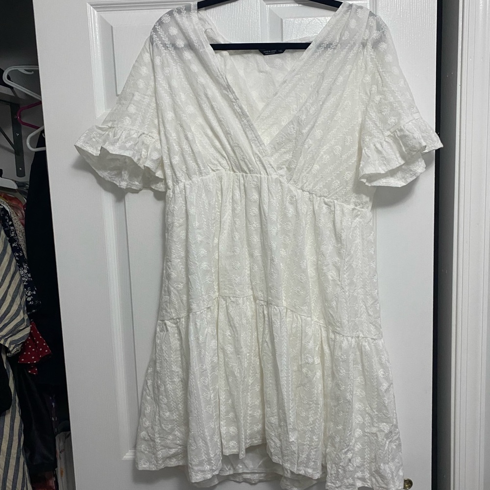 SHEIN Curve white dress